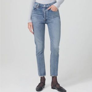 Citizens of humanity button fly premium vintage Jolene jeans high rise